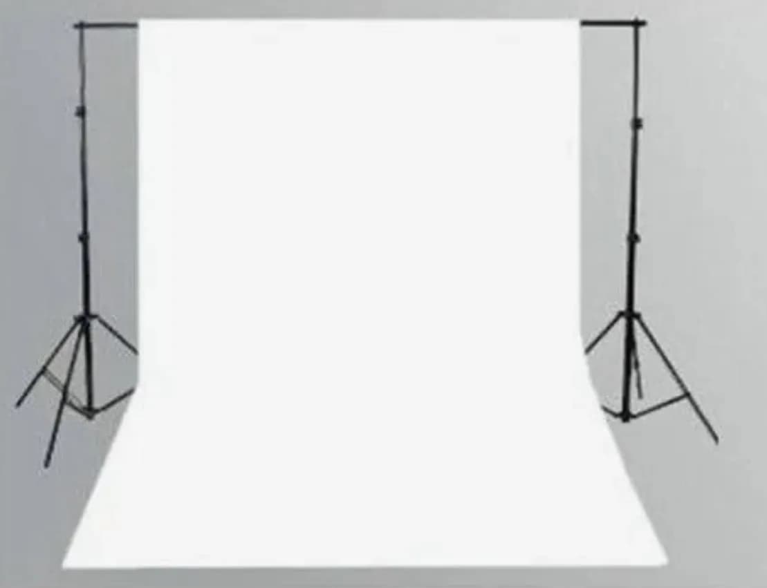 3x6M White Material Backdrop 